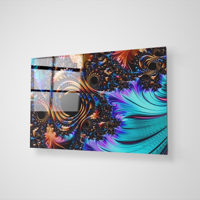 Wallity Pintura Decorativa de Vidrio Templado Multicolor 70 x 100 cm Wallity Pintura Decorativa de Vidrio Templado Multicolor 70 x 100 cm